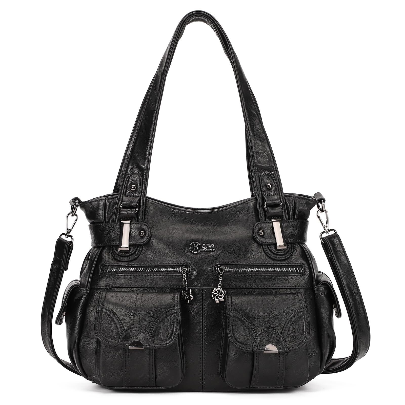 1207 Purses And Handbags Large Hobo Shoulder Bags Soft Pu Leather